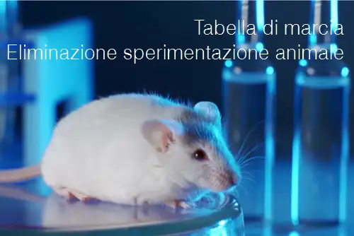 Tabella di marcia / Eliminazione graduale sperimentazione animale